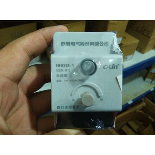 Brand new original authentic C-Lin HHQ12-1 (GUK-81) Road light control switch 10A AC220V