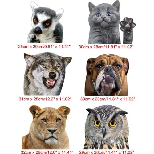 Artudatech Side Left Car Window Sticker Lemuridae Animal Vinyl Decal Funny Universal Car Accessories