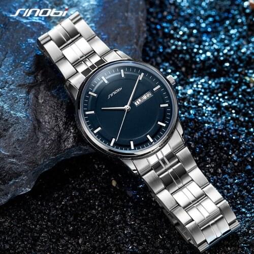 Top Brand Luxury Quartz Watch Men Stainless Steel Waterproof Sports Clock Watches Business Shockproof Watch For Men reloj hombre