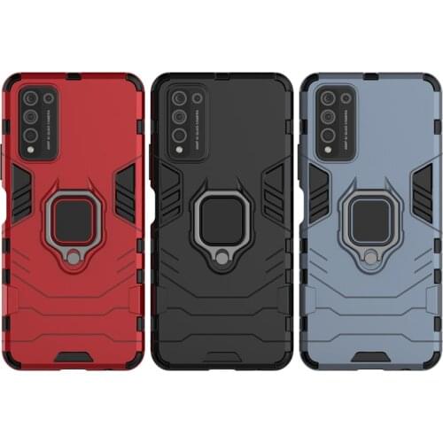 For Honor 10X Lite Case for Huawei Honor 10X Lite Cover Capa Finger Ring PC Phone Case For Honor X10 Max 30 Pro Plus 30i 30s 20e