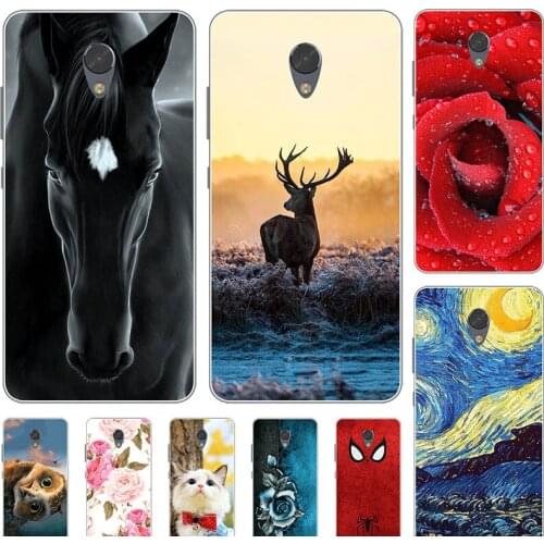 Cute Animal Cat Printing Case For Lenovo Vibe S1 S1A40 S1C50 5.0" Soft TPU Cover Relief Cartoon Design Funda Phone Skin Coque