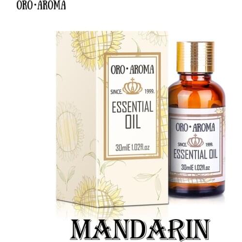 Famous brand oroaroma natural Mandarin essential oil Eliminate anxiety Skin lubrication Eliminate anxiety Mandarin oil