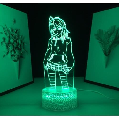 Kamisama Kiss Anime Figure Tomoe LED Light for Bedroom Decor Birthday Gift Night Light Manga 3D Table Lamp Birthday Gift Decor