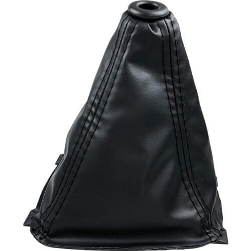 PU Leather Car Manual Gear Shift Knob Gaiter Boot Cover Frame For Hyundai Sonata 1998 1999 2000 2001 2002 2003 2004 2005 2006