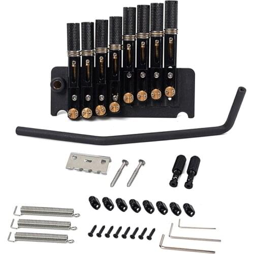 Guitar Bridge Metal Prime 8 String Headless Guitar Bridge Strain Plate Bridge Tremolo Bridge For Musical Instrument