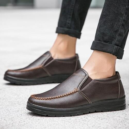 KELLYMens set foot fashion mens shoes Business leather shoes for men Lightweight casual shoes for men