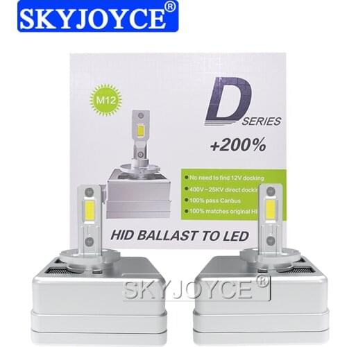 SKYJOYCE 1 Set D5S D8S LED Headlight Bulb 90W High Bright D1S D3S LED Canbus Auto Headlamp D2S D2R D4R D4S Car Light LED Lamps