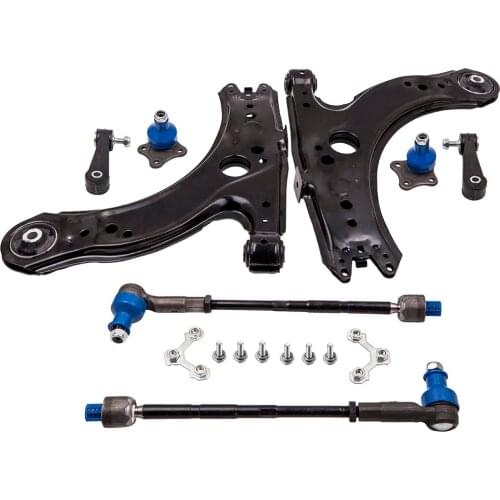 Brand New Suspension Wishbone Control Arm Track Tie Rod Ends Links Kit Fit for VW Bora