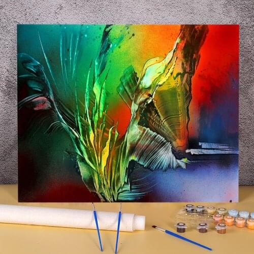 Landscape DIY Painting By Numbers Package Oil Paints 40*50 Paiting By Numbers Home Decor Crafts For Adults Wall Wholesale