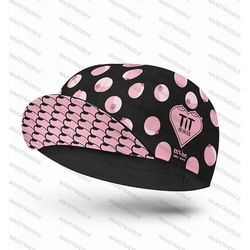 New Summer Pink Black TiT Cycling Cap Women&Men 100% love Bike Hat