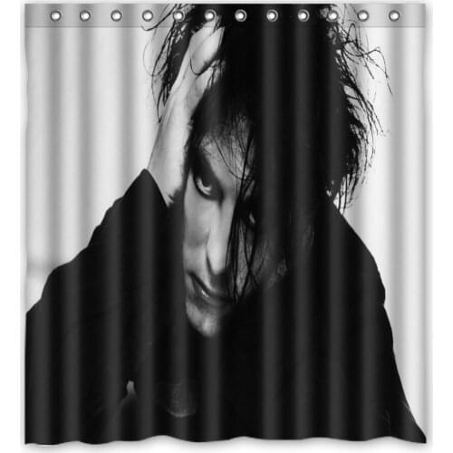 Vixm Home The Cure Shower Curtain TV Sports Figures Bathroom Curtains With Hooks 66x72 inch