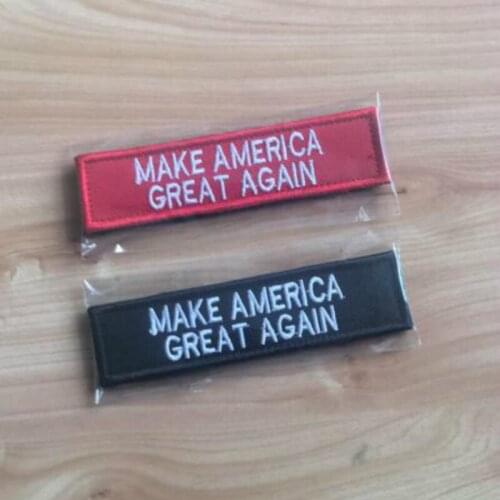 10pcs/lot Embroidery Patches Letters Great Hook Loop Outdoor Accessories Fun Strange Things Armband Backpack Stickers Flag Label