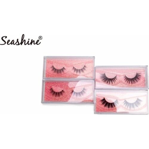 10 PCS Made In China 3D Mink Fasle Eyelash With Custom Boxes 100% 3d Hand Made Mink False Eyelashes For Free Shipping