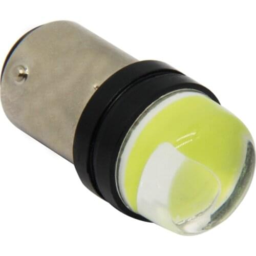 10Pcs Strobe Lamp car Motorcycle light 1156/1157 COB Super Bright LED Bulbs Silica gel Car Brake Turn Signal Tail Flashing Light