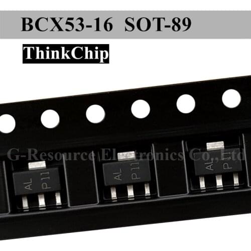 100pcs) BCX53-16 SOT-89 SMD Crystal triode BXC53 SOT89 (Marking AL )