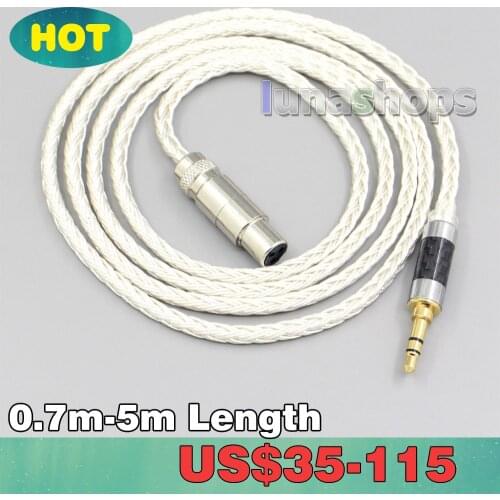 16 Core OCC Silver Plated Headphone Earphone Cable For AKG Pro Audio K371 K361 K240MK II, Q701, K702, K181, M220 LN007207