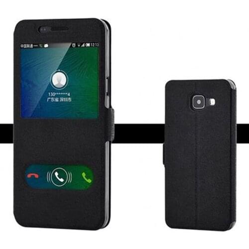 2pcs For Samsung Galaxy A5 2016 A5 plus A5100 A5plus A5108 A510F A56 Case phone case back cover Leather Magnetic Flip Case shell