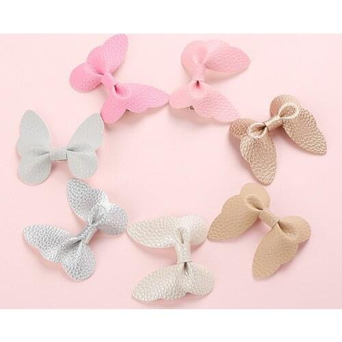 20pcs/lot Handmade Girls Hair Clips Cute Bows Butterfly Kids Girls Hairpins Baby Shower Gifts School Girls Hair Accessories