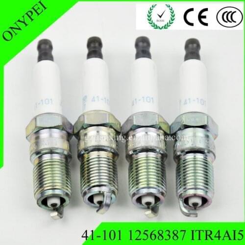 4-6PCS 41-101 12568387 IRIDIUM spark plug ITR4A15 For BUICK REGAL GL8 PONTIAC AZTEK CHEVROLET CAMARO MALIBU BLAZER
