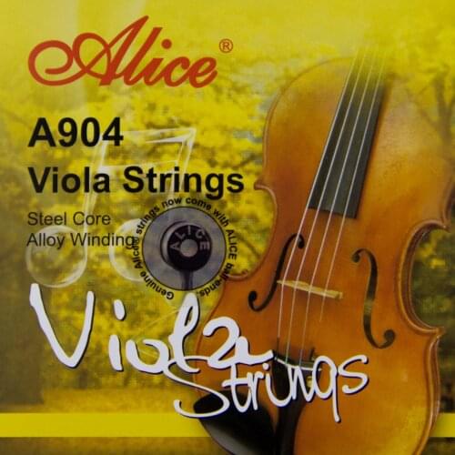 Alice A904 Viola Strings Steel Core Aluminum Alloy Wound Nickel Plated Ball-End