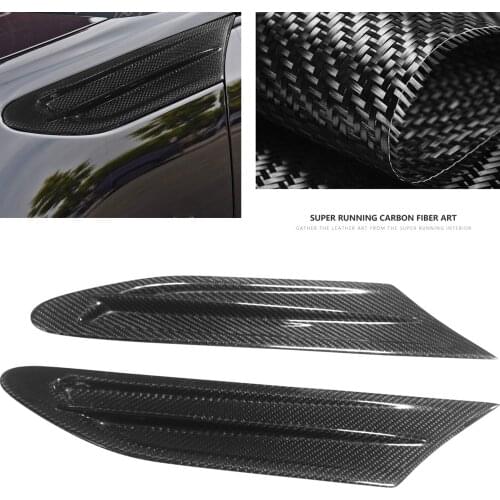 Carbon Fiber Side Fender Vent Trim For Subaru BRZ Toyota 86 GT86 C Style