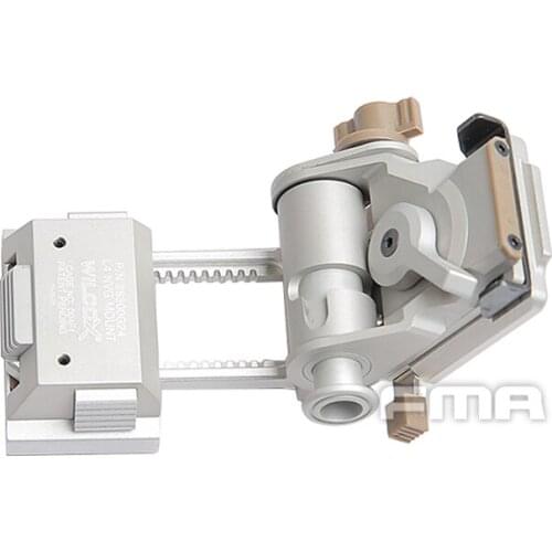 FMA Tactical NEW Helmet Wilcox Type L4G24 CNC NVG Mount Silvery Tactical Helmet Mount Accessories