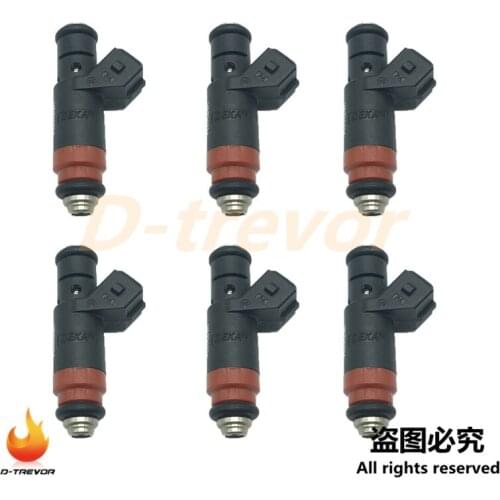 6Pcs OEM VAZ20734 Fuel Injector Nozzle For chevrolet deawoo lada