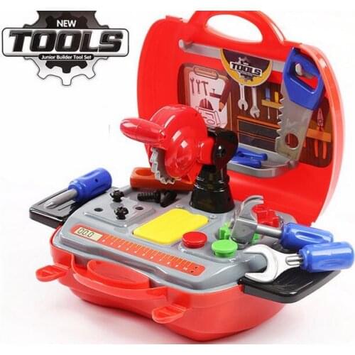 Play House Pretend Play Repair Simulation Tool Toys Kitchen Toys Kitchen Carry Cash Register Box Maintenance simulation Tools