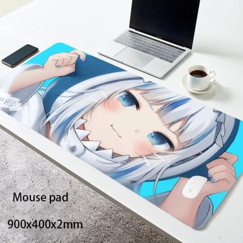 Cat Girl Computer Desk Mat Mouse Pad Two Dimensional Super Large Gaming Keyboard Pad Thickening Animation Customization