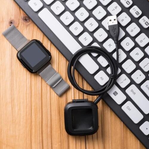 For Fitbit Versa Lite 1m / 3.3ft USB Charging Cable Magnetic Charging Data Cable For Fitbit Versa Charger Dock