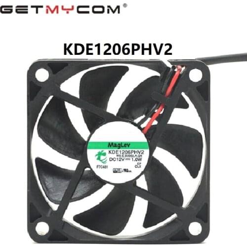 Getmycom Original KDE1206PHV2 DC 12V 1.0W MS.AF.GN 60x60x15mm Server Square radiation heat fan