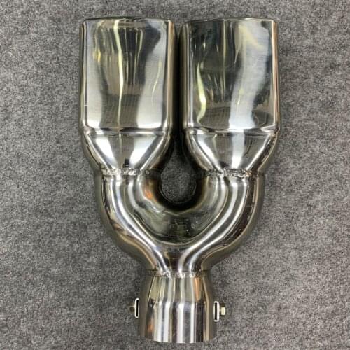 AK MUFFLER TIP Universal Exhaust Tip Stainless Steel Muffler Tip Shape Y Square Tailpipe Exhaust Pipe 60mm inlet
