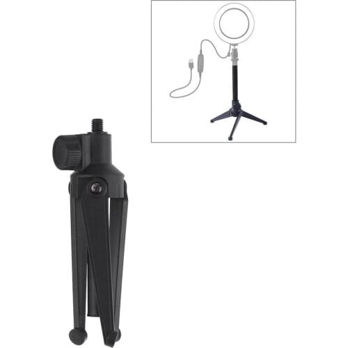 Desktop Adjustable Tripod Stand Selfie Stick 3/8 Universal Screw Mount Holder Camera Accessories for Fill light