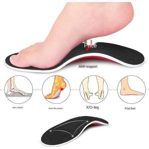 Orthopedic Insoles Orthotics Flat Foot Health Sole Pad For Shoes Insert Arch Support Pad For Plantar fasciitis Feet Care Insoles