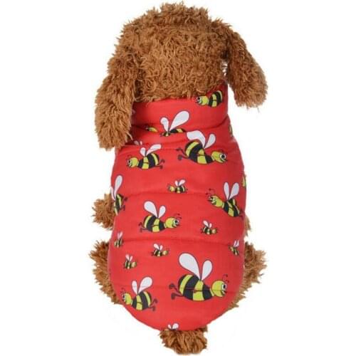 Autumn Winter Thickened Soft Costume For Small Medium Pet Coat Cartoon Pet Clothes Dogs Warm Coat Double Sided Available