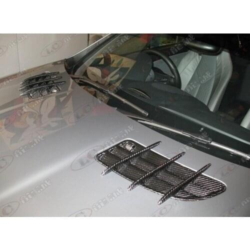 Fit for Mercedes Benz SLK R171 R172 Carbon fiber modified hood air outlet hood air vent trim