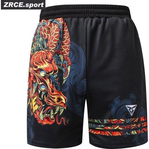 ZRCE Shorts Men Fashion Summer Beach Causal Fitness 3d Print Shorts Brand Clothing Loose Fashion Mens Pattern Funny Trousers