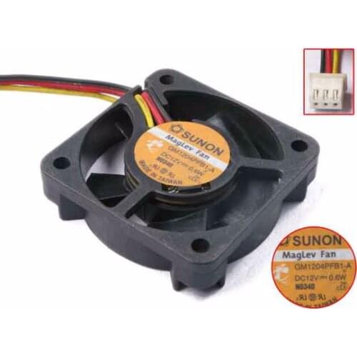 SUNON GM1204PFB1-A DC 12V 0.6W 40x40x10mm Server Cooling Fan