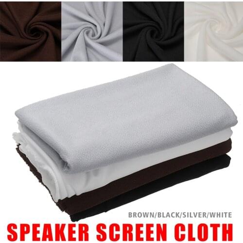 1pc 1.6*0.5m Speaker Grill Cloth Stereo Mesh Gille Fabric Speaker Mesh Cloth for Large Stage Sound Box KTV Box 4 Colors