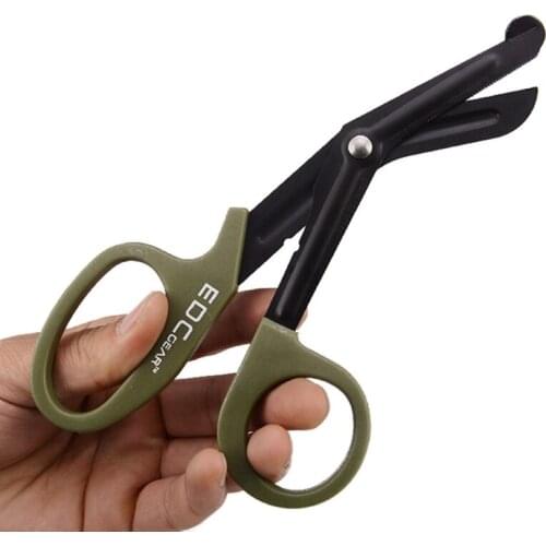 1pcs Outdoor Survive Paramedic Rescue Shear Emergency Gauze Scissor First Outdoor Camp Medical Nurse Hiking Trauma Aid