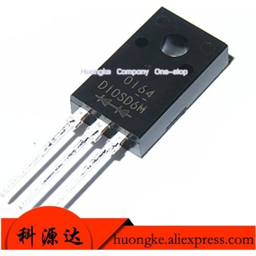 10PCS/LOT D10SD6M 10A60V TO220F IN STOCK