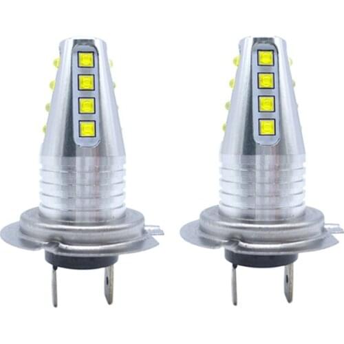 2x H7 LED Bulb cree chip 80w Car Fog Lights 12V 24V 6000K White Motor Truck DRL Driving Day Running Light Auto Led H7 Bulb