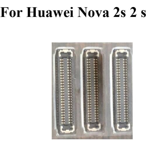 2pcs For Huawei Nova 2s 2 s Rear Back Camera FPC connector for Nova 2s logic on motherboard mainboard Nova2s Socket Leg