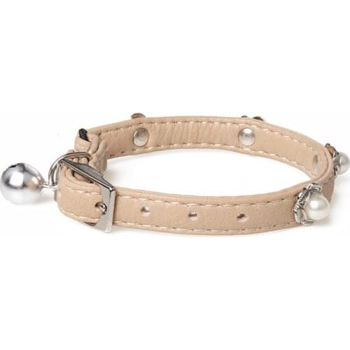 30PCS / LOT Pet Bell Collar Dog Pearl Collar Necklace Cat Dog Grooming Accessories Pet Supplies