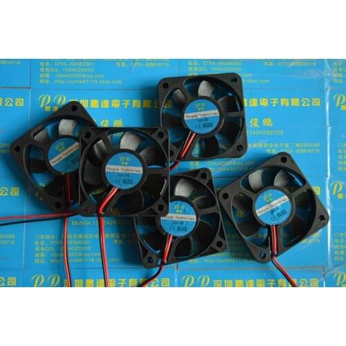 30pcs NEW 5010 50MM 5CM 50*50*10MM DC5V 12V 24V Cooling fan 0.1A 2pin
