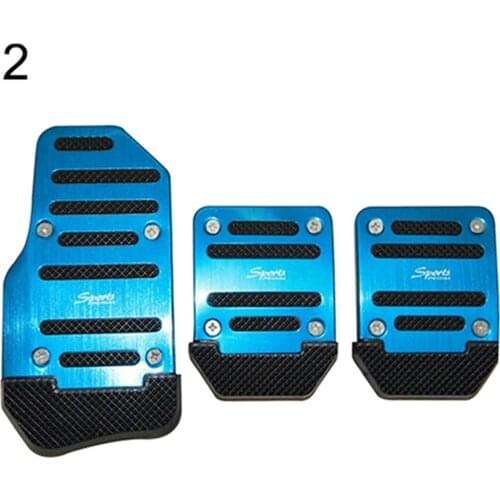 Car Non-slip Pedal Manual Car Brake Clutch Accelerator Alloy Antiskid Foot Treadle Non-slip Light Weight Antiskid Foot Treadle