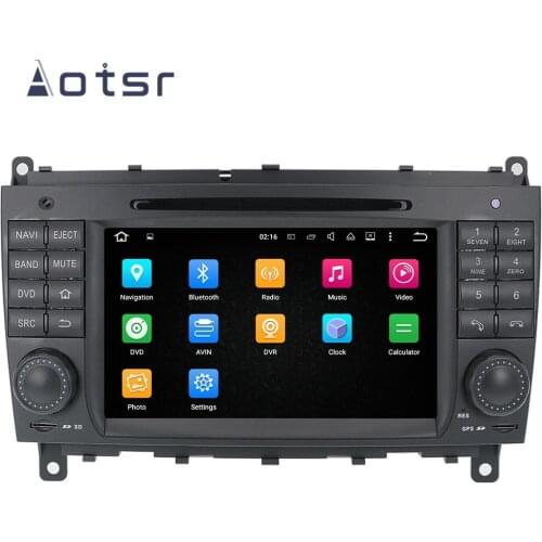 AOTSR Android 10 Car Radio For Mercedes Benz CLK W209 W203 2004 - 2012 CLS W219 Multimedia Video Player GPS DSP IPS AutoRadio