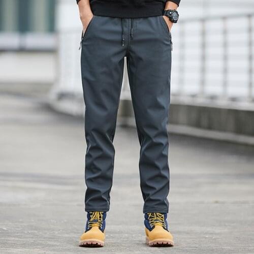 Sweatpants Men Bottom Waterproof Pants Male Cargo Autumn Quick Dry Trousers Mens Outdoor Trekking Camping Fishing Pants Big 5XL