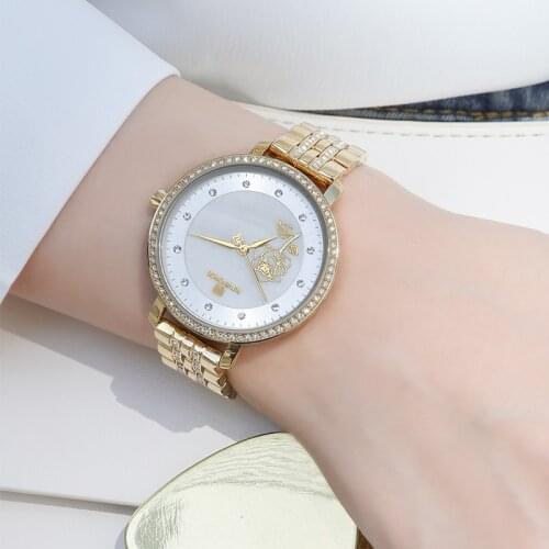 Top Brand NAVIFORCE Fashion Luxury Gold Women Watch 2021 New Stainless Steel Casual Ladies Watches For wife Relogio Feminino