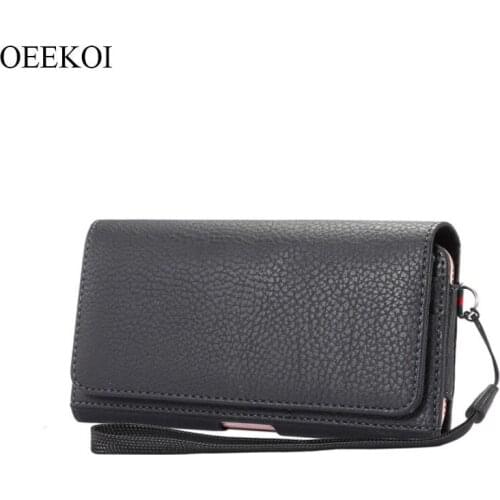 OEEKOI Lichee Pattern Card Slots Holder Pouch Case for HTC U Play/10 Lifestyle/10 5.2Inch